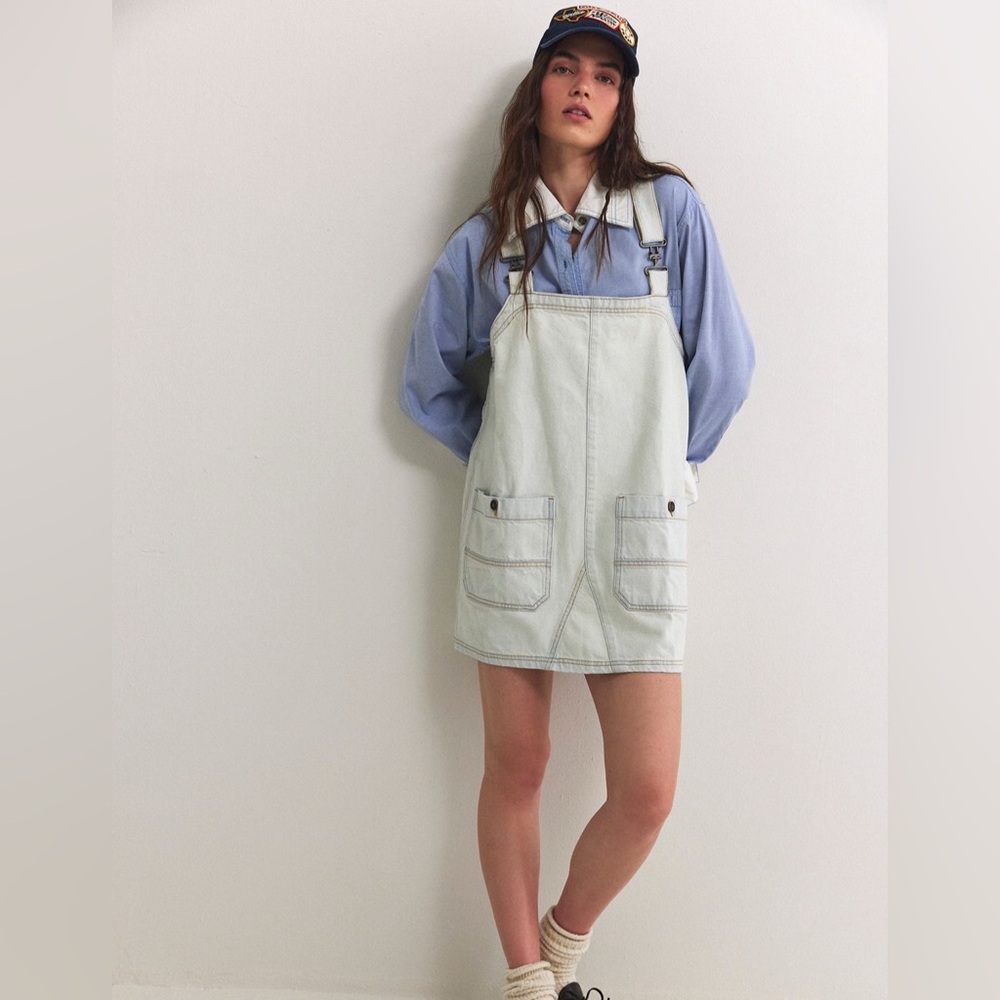 Free People We The Free Overall Smock Mini Top NWT